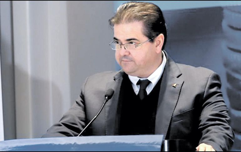 Reginaldo Esquer Félix, presidente de la Comisión Fiscal de Coparmex, llevó la representación del sector privado. ESPECIAL