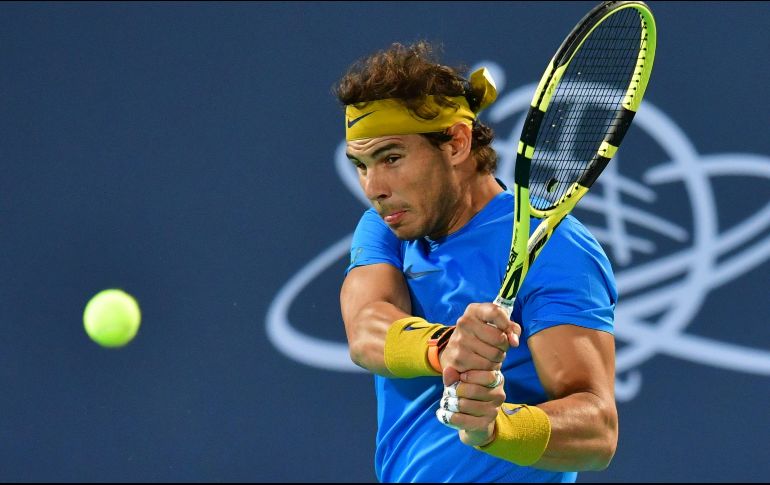 En el torneo de exhibición, Nadal regresó a las pistas con una derrota. AFP / G. Cacace