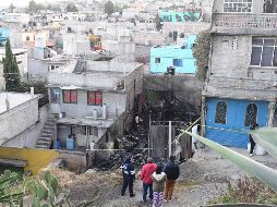 Así quedó el área que ocupaba la precaria vivienda en la colonia Buenavista. SUN/F. Rodríguez