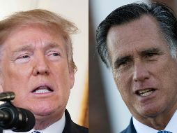 Romney hace notar que la confianza internacional en el liderazgo global de Estados Unidos ha caído en casi 70 puntos porcentuales desde 2016. AFP / ESPECIAL