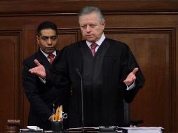 Arturo Zaldívar aseguró que es una convicción personal acabar con la corrupción dentro del Poder Judicial. NTX/ARCHIVO