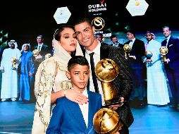 ''Espero ganar muchos otros premios para mi nuevo club, el Juventus'', dijo Cristiano, quien quiso dejar claro que en 2019 empieza una ''nueva vida'' en el equipo italiano. AFP / F. Ferrari