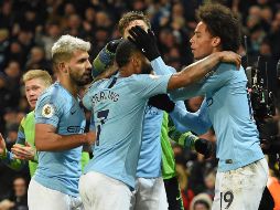 El alemán Leroy Sané acabó dando los tres puntos a los locales. AFP / O. Scarff