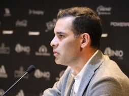 Rafa Márquez declaró que Guillermo Hoyos tiene todo el respaldo de la directiva, pero también la exigencia de hacer un buen torneo. TWITTER/@atlasfc
