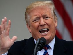 Trump dijo que ha estado muy involucrado en conversaciones directas con su colega chino, Xi Jinping. AP/ M. Balce