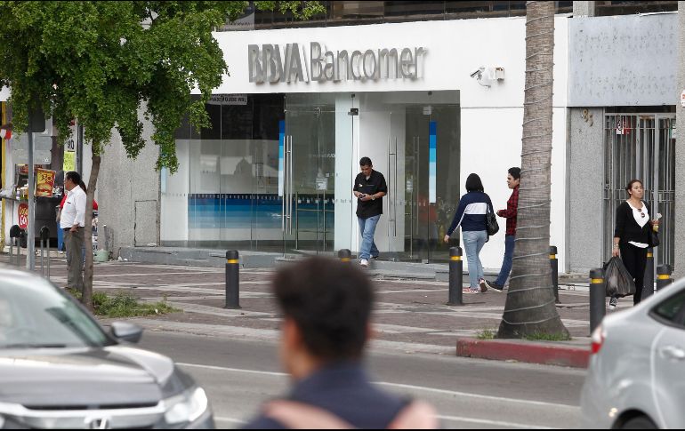 BBVA Bancomer obtuvo 29 mil 750 millones de pesos, equivalente a 29.7% de los ingresos totales de la banca que opera en México. EL INFORMADOR/ARCHIVO