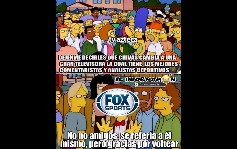 Ahora sí... se desatan los memes por Chivas en TV Azteca