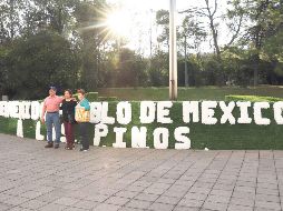 En el interior del Complejo, el letrero 