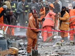Los deslizamientos de tierra son comunes en el accidentado y montañoso norte afgano, generalmente causado por el derretimiento de la nieve o la lluvia intensa. EFE / ARCHIVO