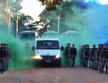 Las autoridades afirman que la violencia es una reacción del crimen organizado a los planes del Gobierno de imponer controles más estrictos en las prisiones. FACEBOOK/ForcaNacionaldeseguranca