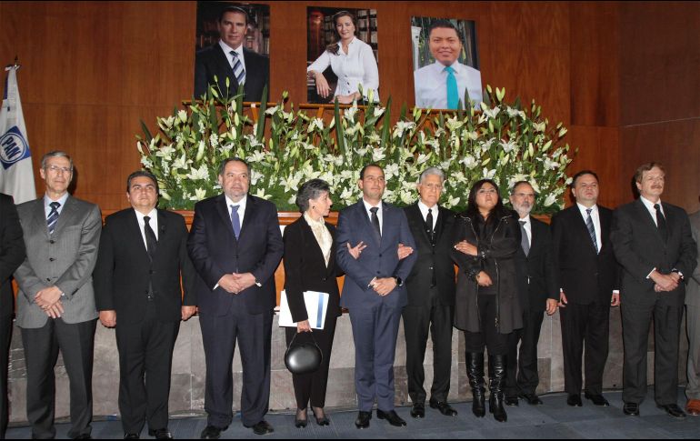 Ayer, el PAN rindió un homenaje luctuoso a Martha Érika Alonso; al senador Rafael Moreno Valle; y a su asistente, Héctor Baltazar Mendoza. NTX