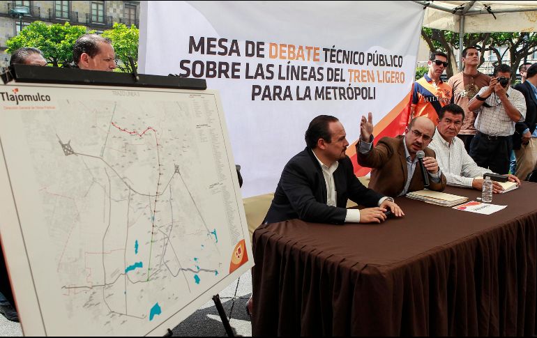 Llevar el tren eléctrico a Tlajomulco ha sido por largo tiempo un proyecto de Enrique Alfaro y su grupo político. EL INFORMADOR/Archivo