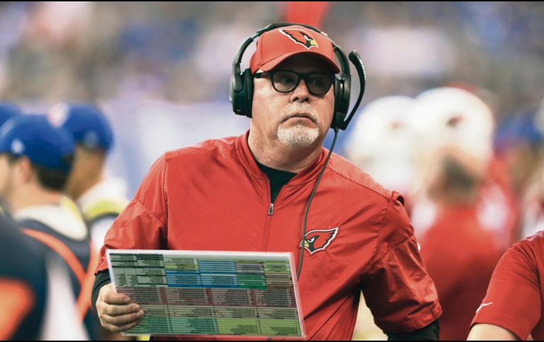 Bruce Arians se había retirado como entrenador en jefe luego de terminar la temporada 2017 con los Cardinals de Arizona. AP / M. Conroy