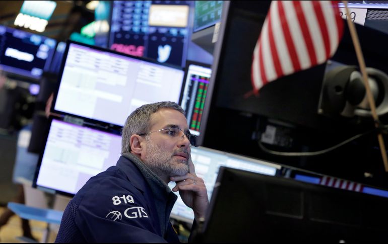 El NYSE Composite también sube 51.11 puntos (0.44 por ciento) al colocarse en 11 mil 767.34 unidades. AP / ARCHIVO