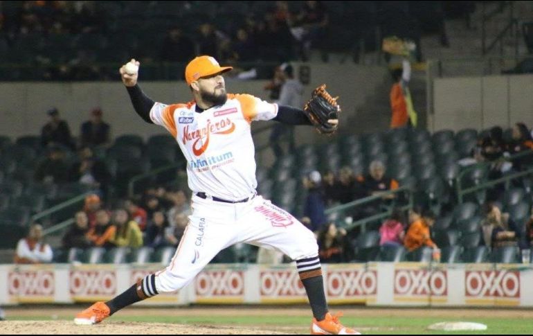 Martín finalizó el rol regular de esta temporada con un triunfo y dos derrotas y nueve salvamentos. TWITTER/@charrosbeisbol