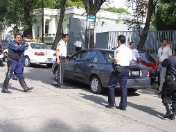 El coordinador del gabinete estatal de seguridad, Macedonio Tamez Guajardo, refirió que hubo casos de elementos que no se reportaron y a los que se les comenzó un proceso administrativo. EL INFORMADOR/Archivo