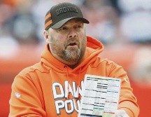 Freddie Kitchens coordinó el ataque de los Browns durante la mitad de la campaña. AP / R. Schwane