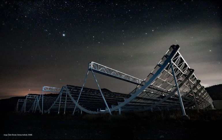 El fenómeno sólo ha sido reportado una vez antes por otro telescopio. TWITTER / @UBC