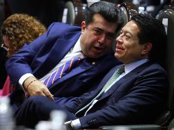 Mario Delgado recordó que López Obrador informó por la mañana que se trabaja en una nueva logística de distribución de combustible. NTX/F. Estrada