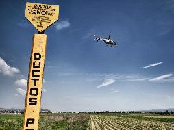Un ducto de Pemex en Puebla, entidad donde se registra el mayor número de tomas clandestinas del país. En los priimeros 10 meses de 2018 se reportaron mil 815. AFP/ARCHIVO