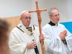 El pontífice argentino expresó su cercanía y apoyo a las víctimas de los maristas. NTX/ARCHIVO