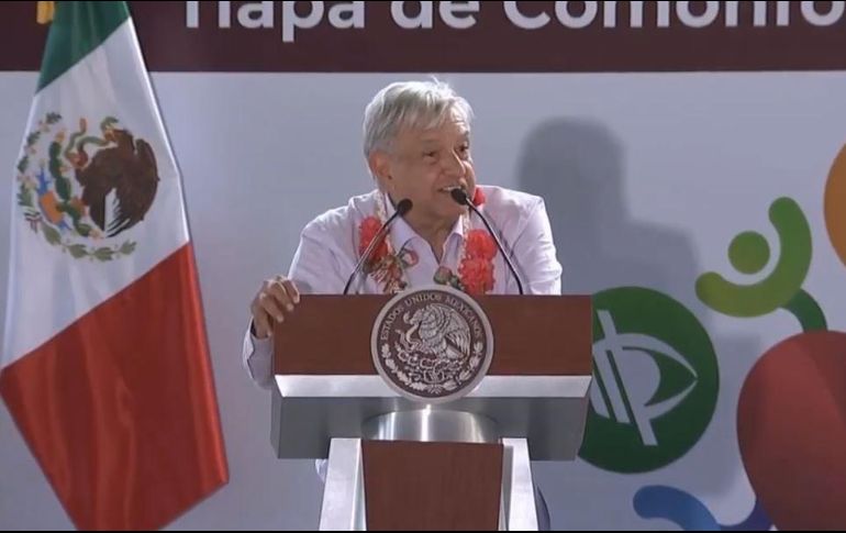 López Obrador aseguró que el programa busca llegar a un millón de niños con discapacidad. TWITTER/@OnceNoticiasTV