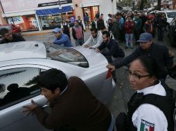 El empresario considera que si en los próximos tres o cuatro días, las cosas avanzan de igual manera, seguramente se normalizará el abasto de combustible, por lo menos en 80 por ciento. EFE / I. Villanueva