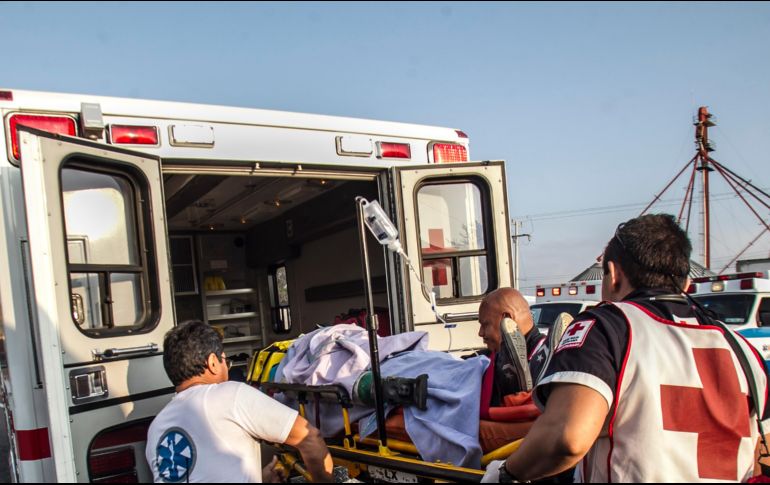 Los pasajeros lesionados fueron trasladados a hospitales de la capital del estado. EL INFORMADOR/ARCHIVO