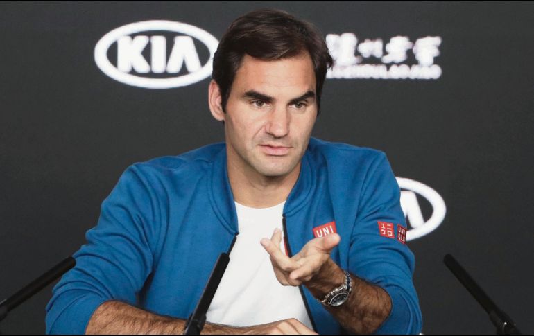 Roger Federer expresó su deseo de conquistar su séptimo trofeo en Melbourne. AP