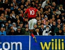 Marcus Rashford anota el único gol del partido al minuto 44. AP/I. Kington