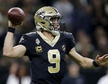 Los Saints terminaron con dos pases de touchdown de Drew Brees. AFP / J. Bachman