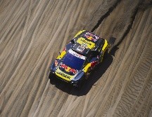 Sebastien Loeb es segundo de la general en el Rally Dakar; ha ganado tres etapas. AFP / F. Fife