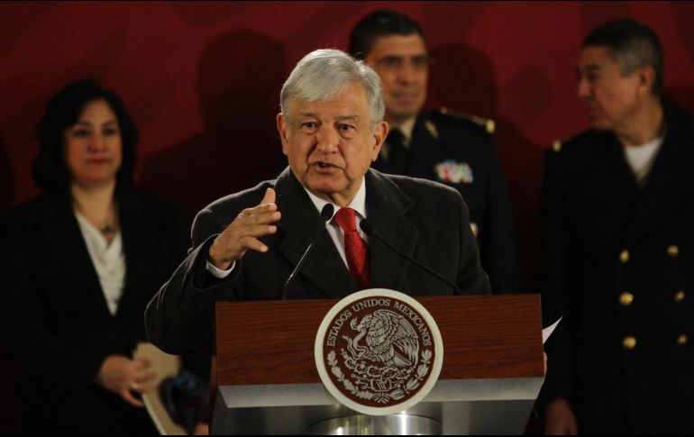 ''¿Porque se trata del Wall Street Journal no vamos a decir nada?'', preguntó retóricamente López Obrador, reivindicando el derecho a réplica, e indicando que a las pruebas se remite. NTX / G. Granados