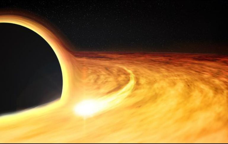Los científicos buscaron una señal estable que mostrara un patrón de ondas, el cual se produce cuando un agujero negro recibe una repentina afluencia de masa. ESPECIAL / esa.int