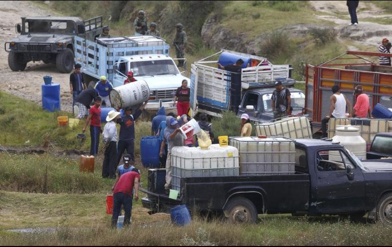 El ataque ocurre en las inmediaciones de la Central de Abasto de Huixcolotla, una región caracterizada por la venta ilegal de combustible. EFE / ARCHIVO