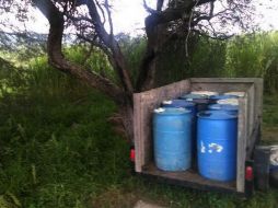 Hidrocarburo y vehículos son puestos a disposición del representante público de la Federación. EL INFORMADOR / ARCHIVO