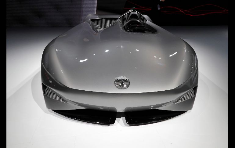 Un vehículo Infiniti prototype 10 se expone durante el Salón del Automóvil de Detroit 2019, en la ciudad de Detroit, Michigan.