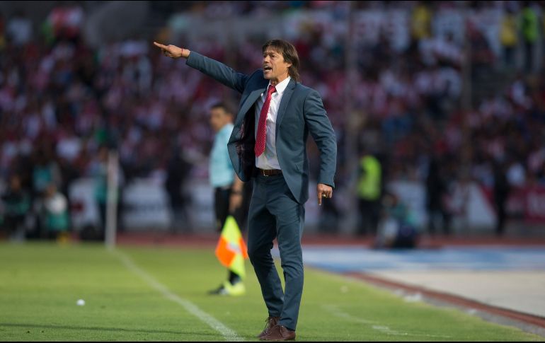 Al mando del Guadalajara, Almeyda se coronó campeón de la Concacaf en el 2018. MEXSPORT/ARCHIVO