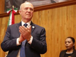 Miguel Ángel Navarro presentó su informe de actividades como rector de la Universidad de Guadalajara. EL INFORMADOR/Archivo