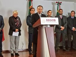 Además se ofreció seguridad a las entidades para cuidar ductos y los mecanismos de distribución. TWITTER/ @SEGOB_mx
