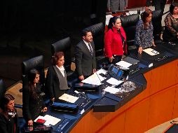 Durante la discusión del dictamen, los senadores del Partido Acción Nacional explicaron por qué su votación sería contraria. SUN/Y. Xolalpa
