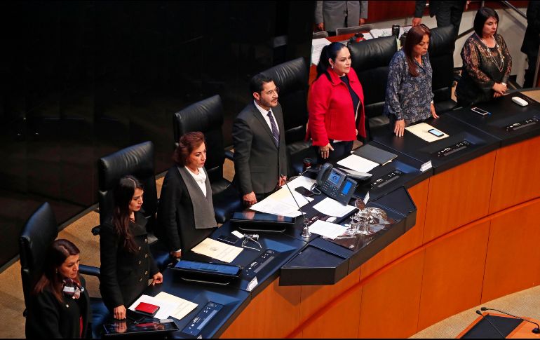 Durante la discusión del dictamen, los senadores del Partido Acción Nacional explicaron por qué su votación sería contraria. SUN/Y. Xolalpa