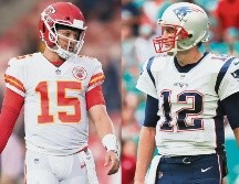 Patrick Mahomes y Tom Brady se enfrentarán este domingo en la Final de la Conferencia Americana. AP