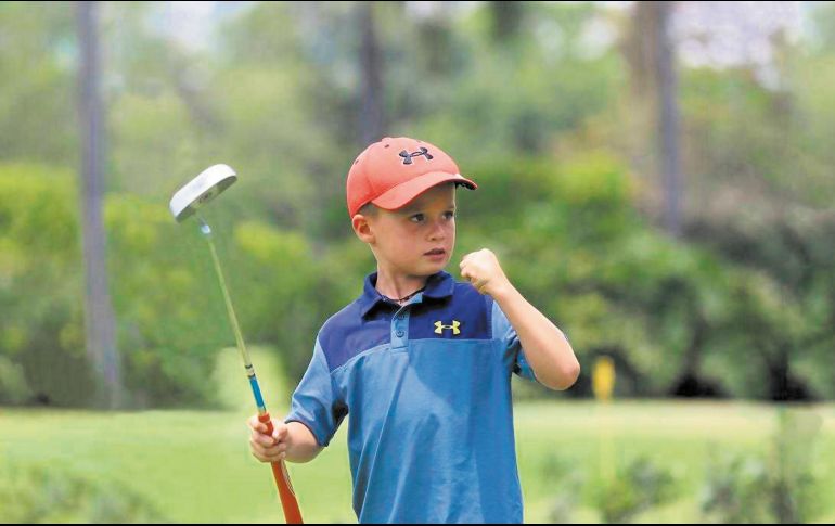 Pablo Fernández tiene el primer sitio de la Mexican Junior Golf Association. CORTESÍA