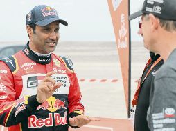 Nasser Al-Attiyah tiene una ventaja de más de una hora de cara a la última etapa del Dakar. EFE / E. Arías