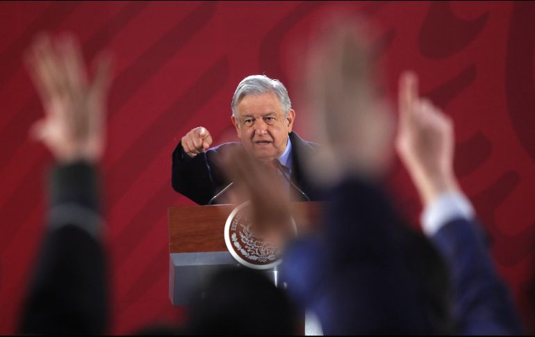 López Obrador se negó a responder si Alejandro Gertz Manero está incluido en la terna. EFE / ARCHIVO