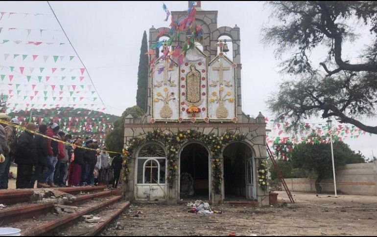 La explosión, ocurrida el 11 de diciembre, ocurrió por la acumulación de la pirotecnia que se usaba para los festejos de la Virgen de Guadalupe. ESPECIAL
