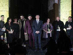 Los galardonados en el marco de los 35 años de Intermoda, en el Instituto Cultural Cabañas. EL INFORMADOR/E. Barrera