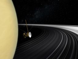 La información se dio gracias a la nave espacial Cassini que orbita cerca de los anillos de Saturno. ESPECIAL / jpl.nasa.gov