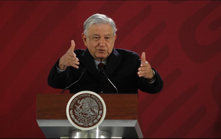 López Obrador señaló que este asunto ya se está revisando para conocer las responsabilidades y los inculpados. NTX / O. Ramírez